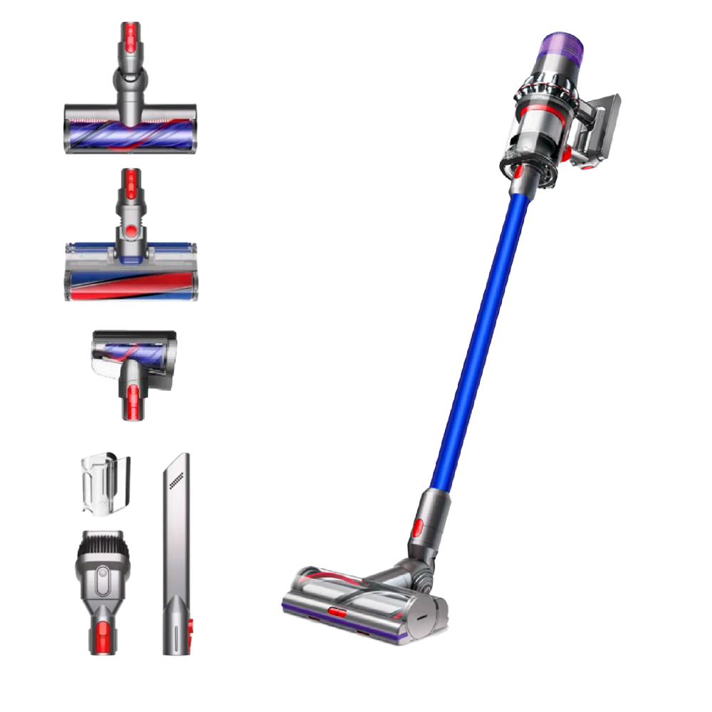 Беспроводной вертикальный пылесос Dyson V11 Absolute (SV28), Nickel / Blue (Никель / Синий)