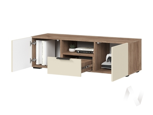 Тумба ТВ ТВ 01 МС Соната (дуб крафт табачный/кашемир)