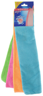 САЛФЕТКА МИКРОФИБРА VILEDA STYLE 36Х38(4 ШТ) (138590) 7232