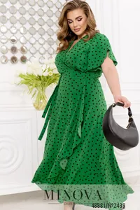 Платье 2439-зеленый Minova