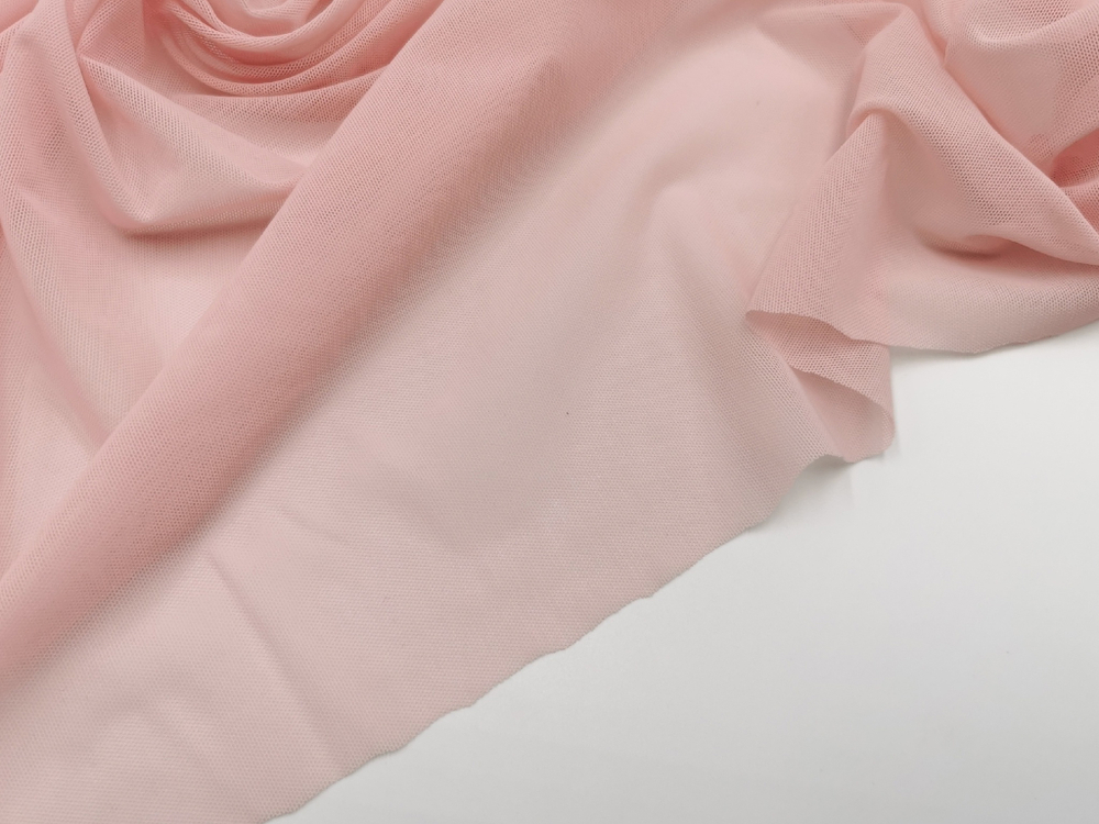 Эластичная сетка, светло-розовый (холодный оттенок), (Арт: ES-019)