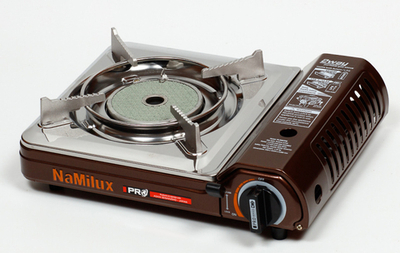 Газовая плита NaMilux PL2057PS + переходник