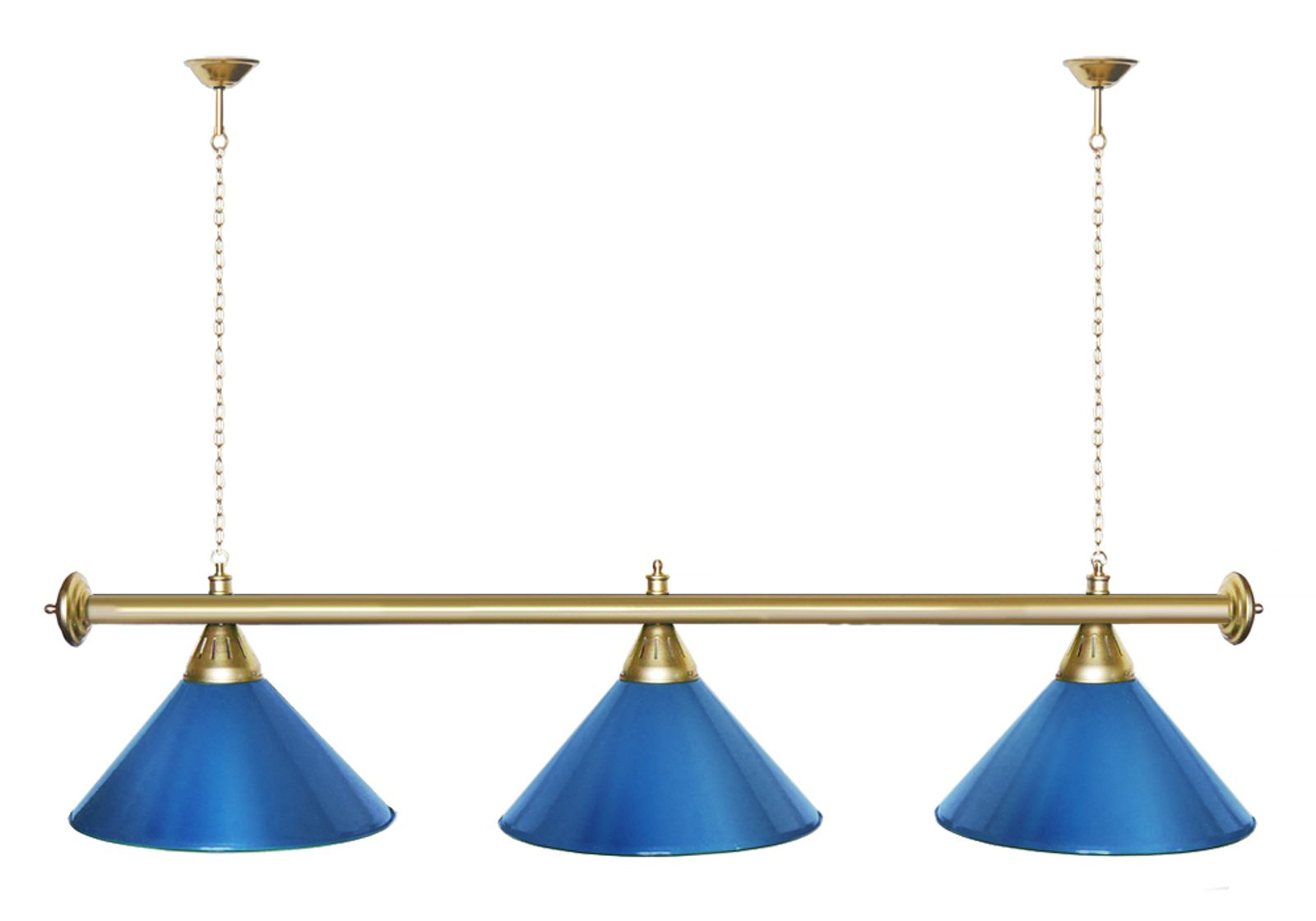 Лампа STARTBILLIARDS 3 пл. (плафоны золотые,штанга золотая,фурнитура золото) фото №45