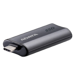 Внешний SSD диск A-DATA Portable SSD 500GB A-DATA SC750, External, USB 3.2 Gen 2 Type-C, [R / W -1050 / 1000 MB / s] серый (SC750-500G-CCBK)