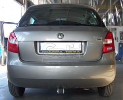 Оцинкованный фаркоп на Skoda Fabia хетчбек 2000-2007, 2007-2014 (без электрики), Galia S081C