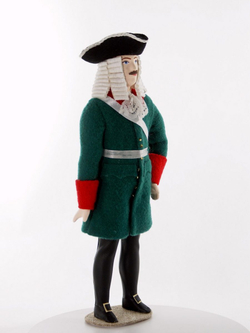 Кукла коллекционная Морской офицер 18 век Россия