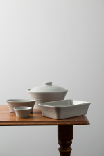 Миска для запекания classic kitchen 9,5 см серая