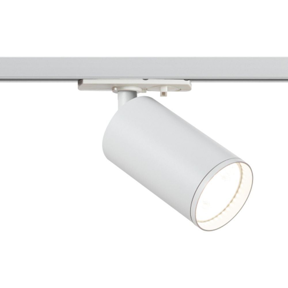 Трековый светильник однофазный ЭРА TR39-GU10 WH под лампу GU10 белый | Однофазные светильники под лампу