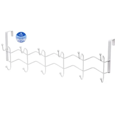 Крючки надверные на планке «ЛОФТ ТАМБЛ», цвет белый, 49.5*18.3*10.5см (Лейбл Селфи)