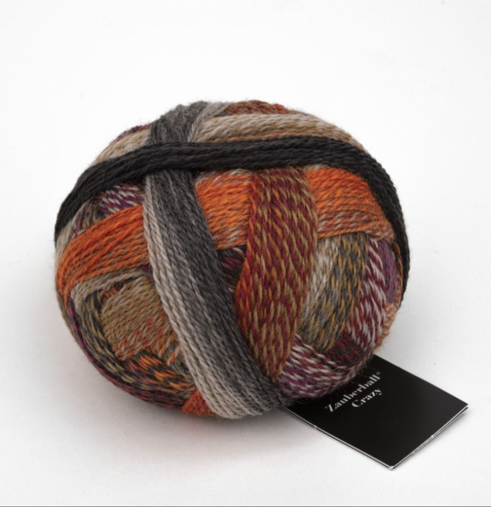 Пряжа Crazy Zauberball (2092/Сладкая страна), 420м/100гр