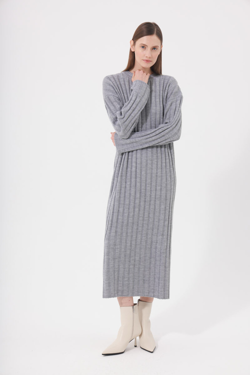 Митенки вязаные, мокко