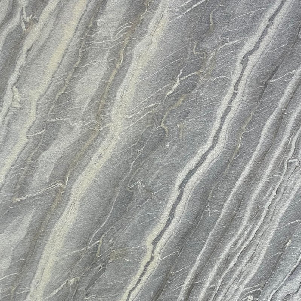 Каменный шпон Slate Light Артик Грей / Artic Grey направление // 1220х2440мм