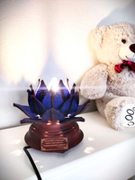 Настольный светильник из фанеры в стиле лофт "Шишка"