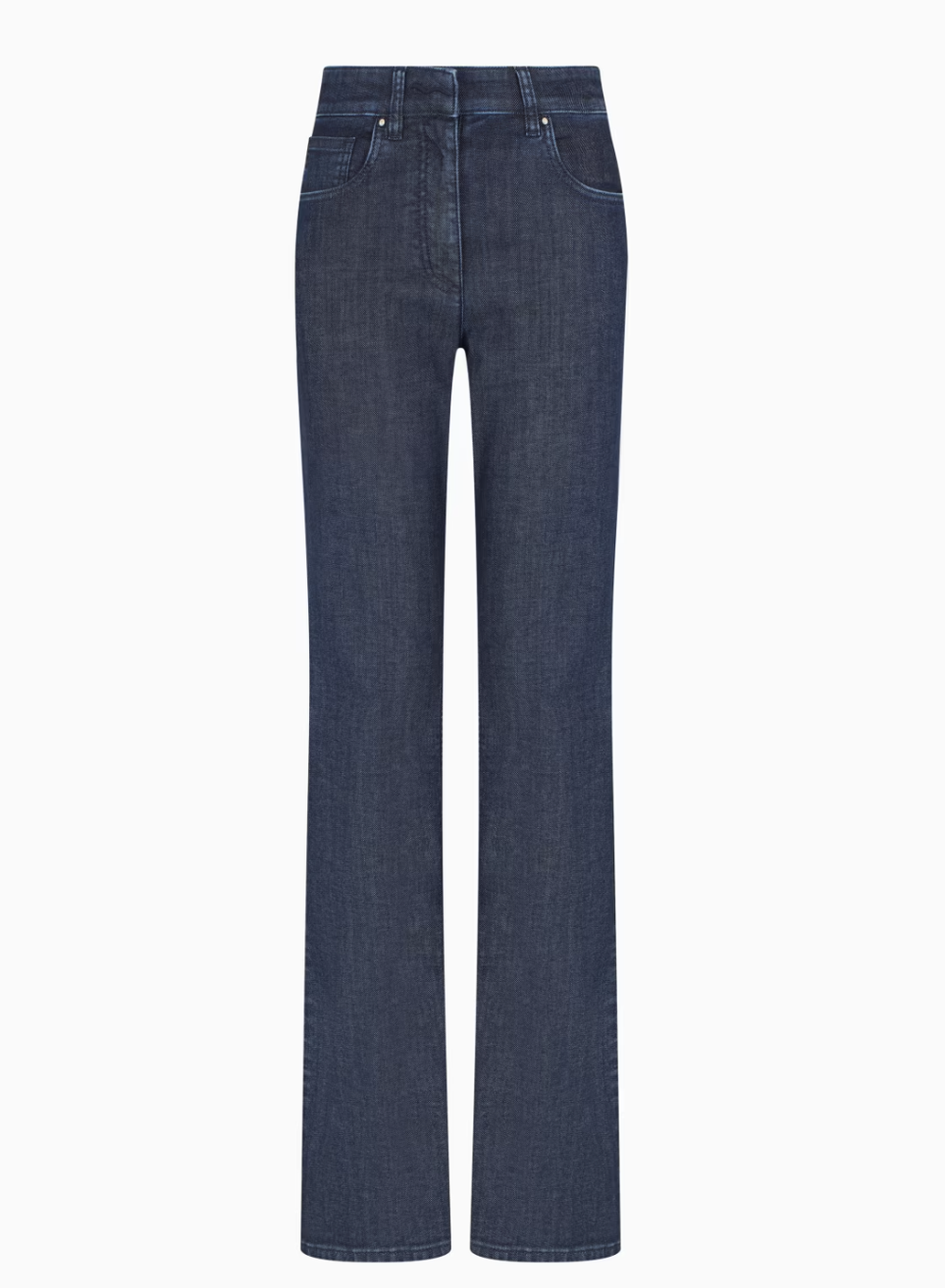 Расклешенные эластичные брюки с пятью карманами из коллекции Denim Giorgio Armani