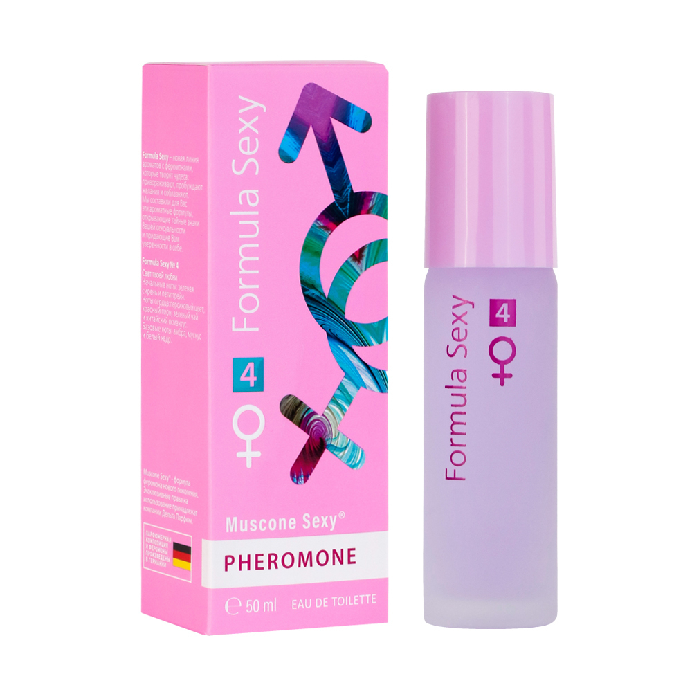 Вода туалетная с феромонами Formula Sexy №4 (Формула Секси №4) edt - 50ml for women