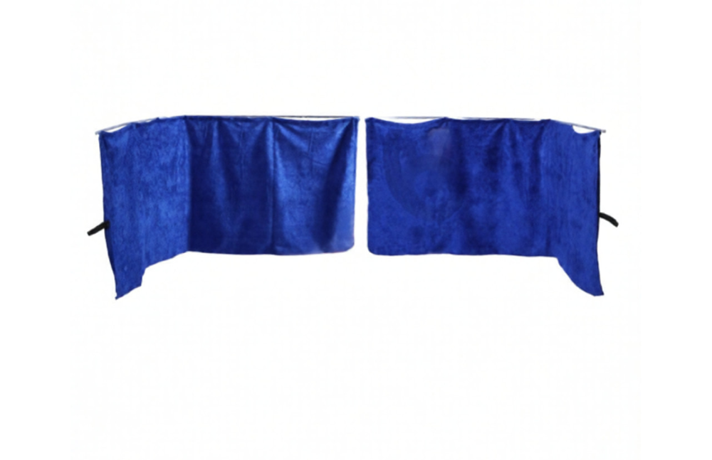 Шторы лобового стекла 0,85*2,20 УНИВЕРСАЛЬНЫЕ 1 стор. синие