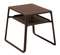 Пластиковый столик Pop темно-коричневый
