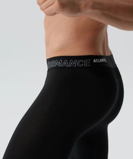 Мужские кальсоны Atlantic из бамбука, BML-016, черный