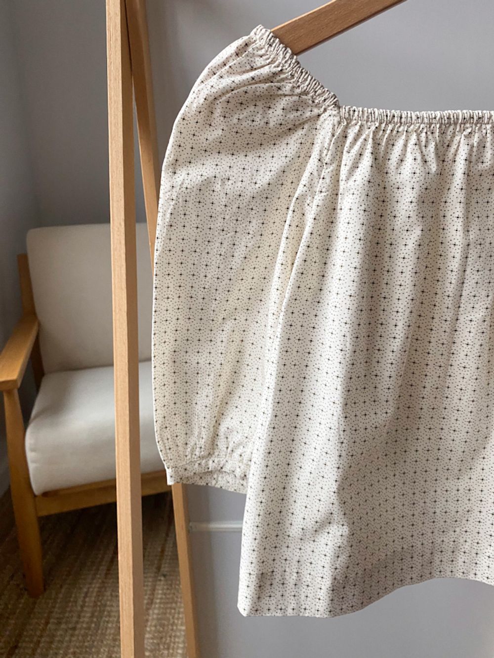 Новая хлопковая блуза Bonpoint, 116