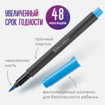 Фломастеры с наконечником-кистью 12 цветов вентилируемый колпачок BRAUBERG "PREMIUM" (3 штуки в упаковке)