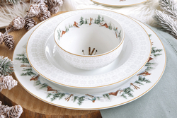 Кружка 350мл Easy Life Лыжники в горах Chalet белая