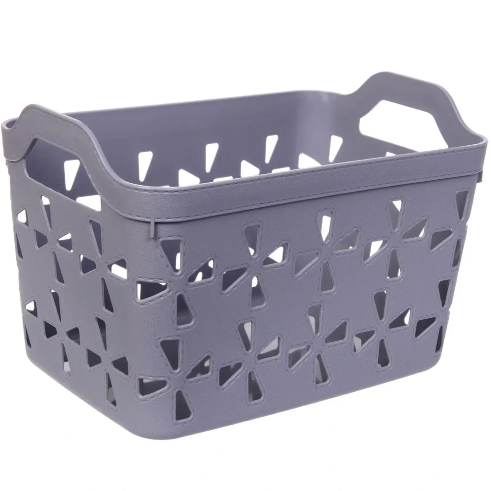 Корзина для хранения «БРУТТИ», цвет серая гавань, 31*21*21см (лейбл)