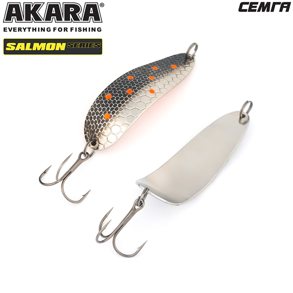 Блесна колебалка Akara Salmon Семга 80 мм 22 гр. 11-NI