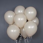 Шар (10''/25 см) Белый песок, пастель, 100 шт.