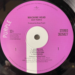 Виниловая пластинка LP Deep Purple Machine Head (Европейский Союз 2022)