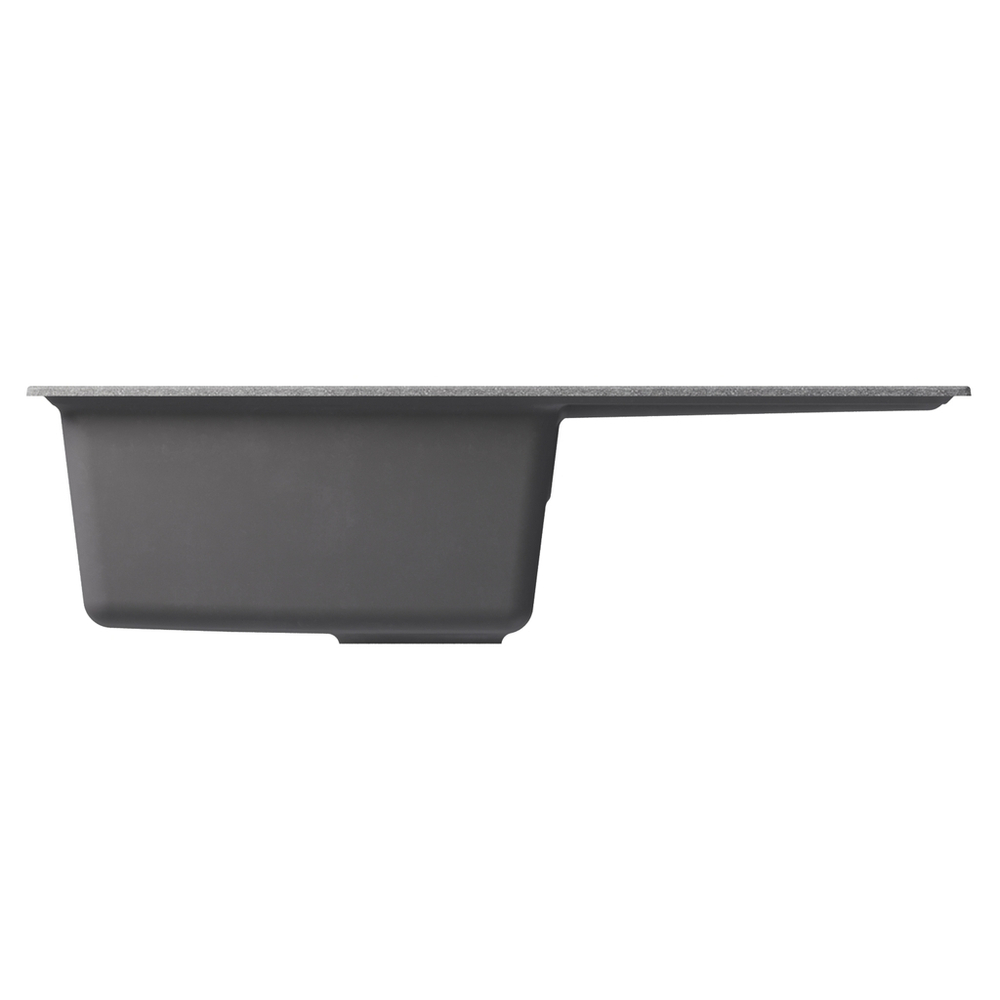 Мойка ML-GM31 КОМФОРТ с крылом, графит (342), 770*500*190мм