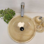 Раковина из оникса Bowl Yellow TinLip BO-61091 40*40*15