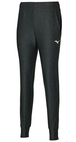 Женские теннисные брюки Mizuno Training Pant - black melange