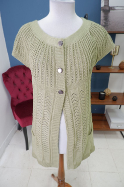 Кардиган с коротким рукавом 48 размер