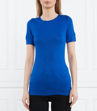 Футболка MODAL SILK CREW NECK TOP SS Calvin Klein - темно-голубой(K20K205299)