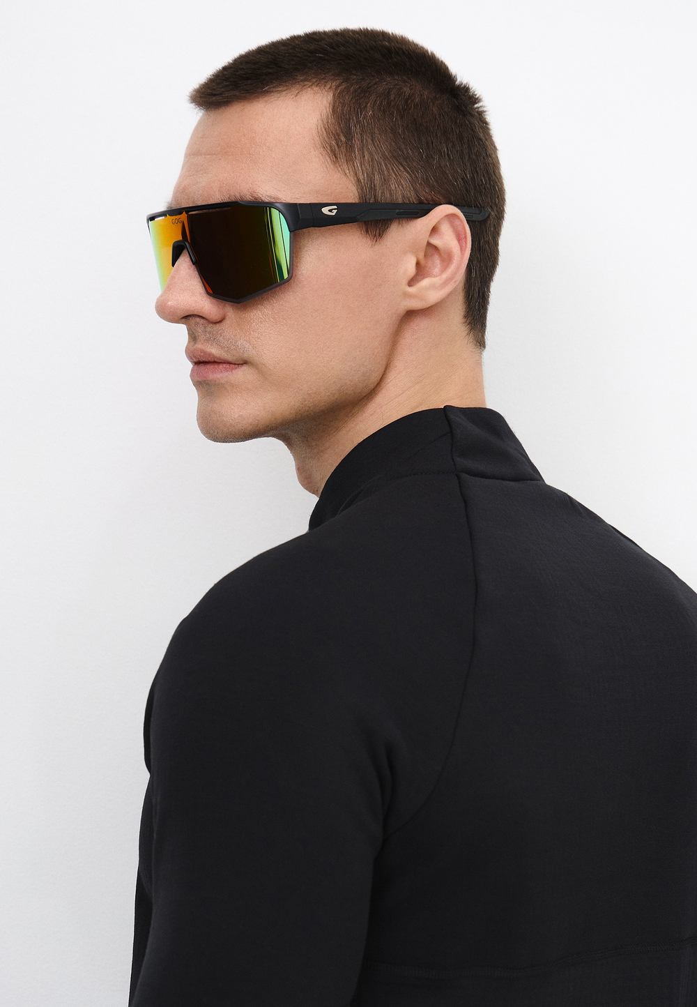 Спортивные очки GOG Athena / Matt Black / Red Lens