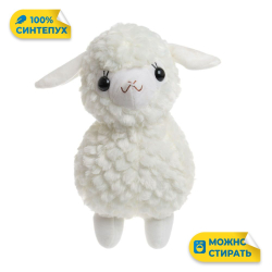 Мягкая игрушка Барашек из меха для малышей в кроватку