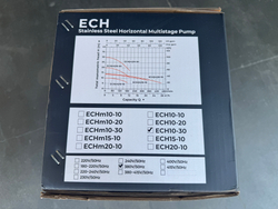 Насос центробежный многоступенчатый горизонтальный LEO модель ECH10-30 (380 В)