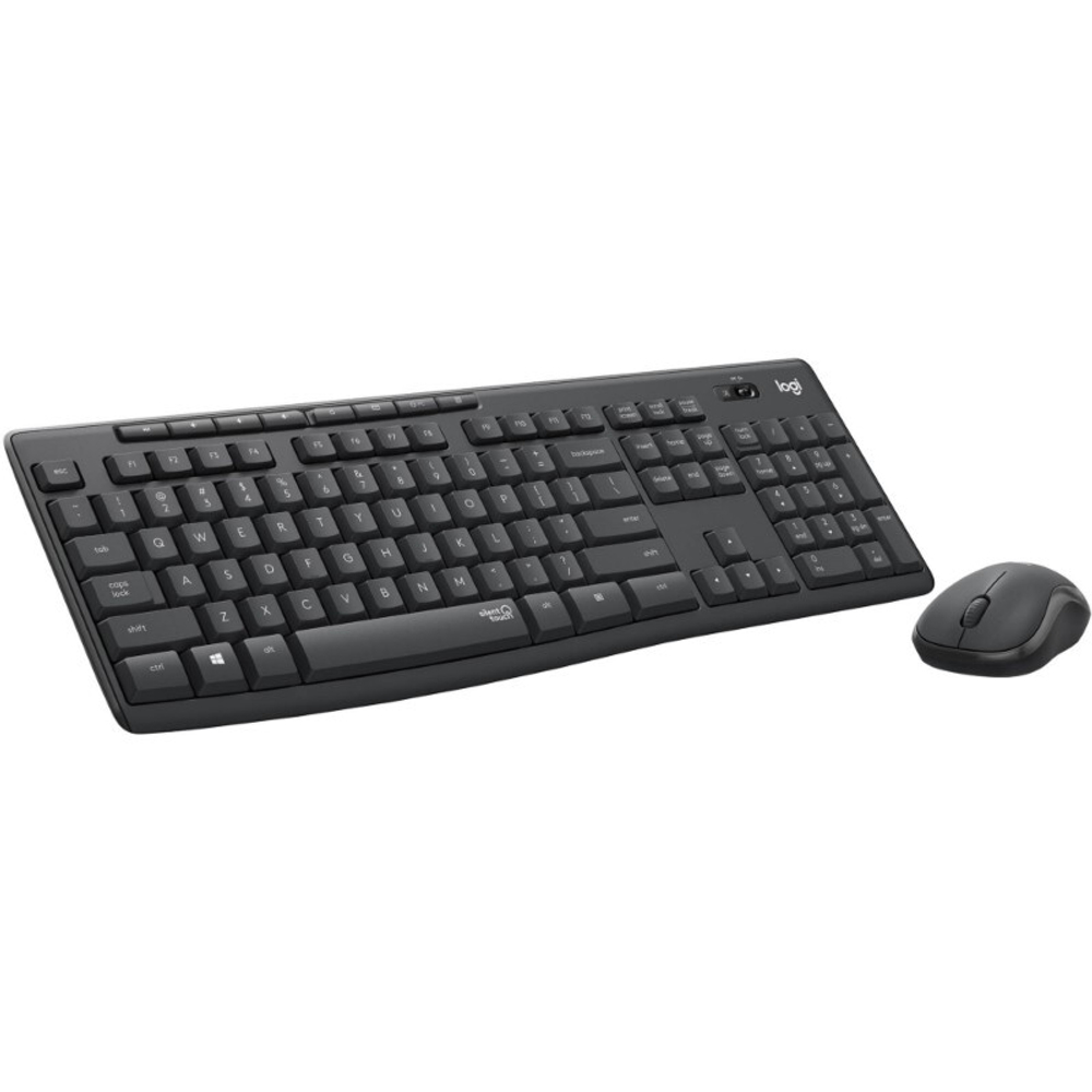 Комплект Logitech MK295 Silent (клавиатура + мышь) Wireless 2.4GHz, Graphite
