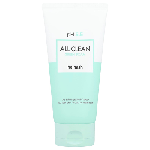 Heimish, All Clean, зеленая пенка для очищения лица, 150 г (5,29 унции)