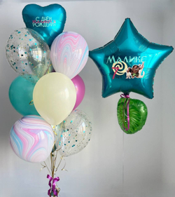 Набор воздушных шаров в стиле Моана №2337