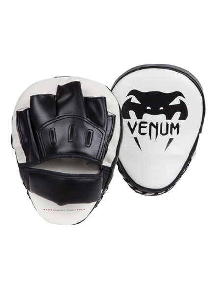 Лапы Venum Light White/Black (пара)