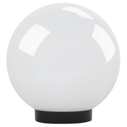 Садово-парковый светильник ЭРА НТУ 02-60-201 шар опаловый призма на опору / кронштейн IP44 Е27 max60Вт d200mm