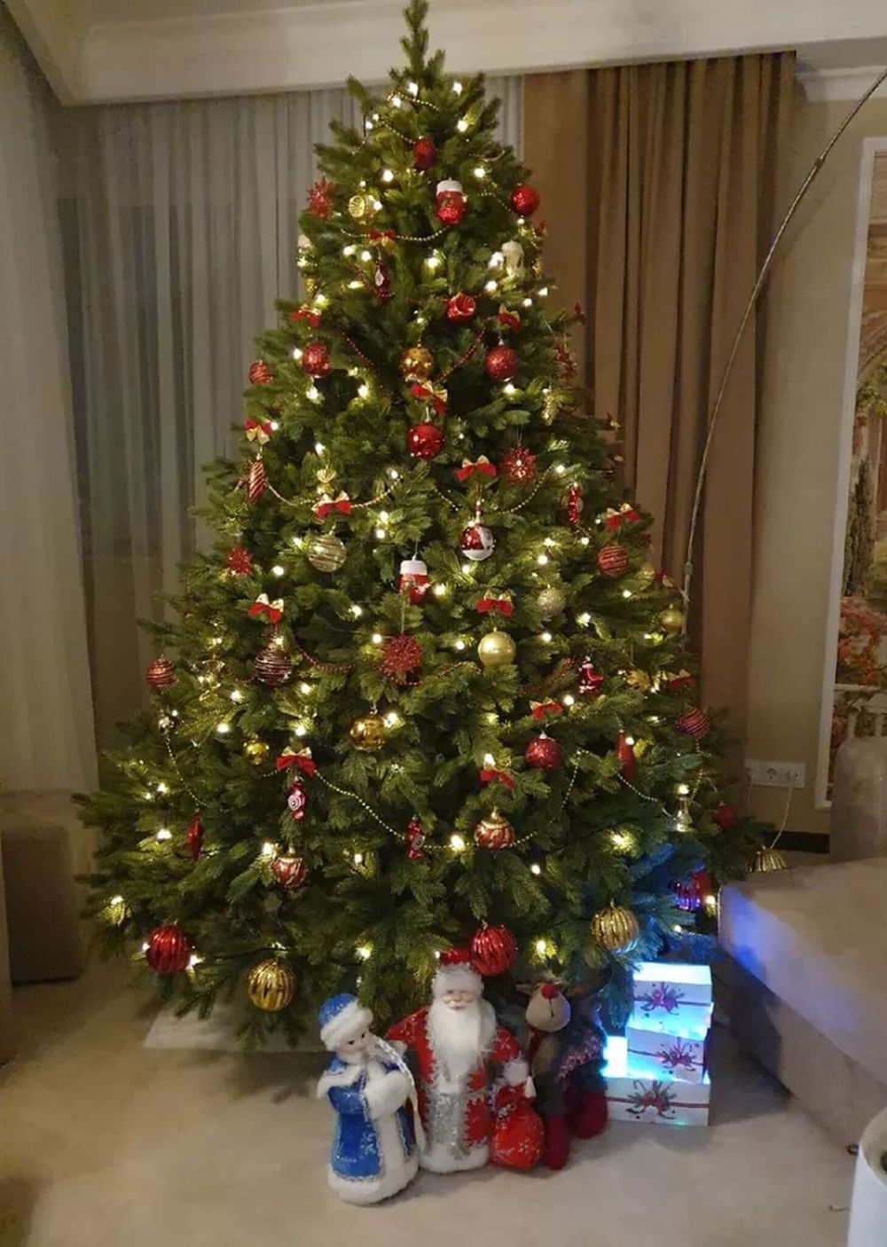 Ель искусственная «Эрмитажная» (Литая хвоя) 180 см / 1.8 м