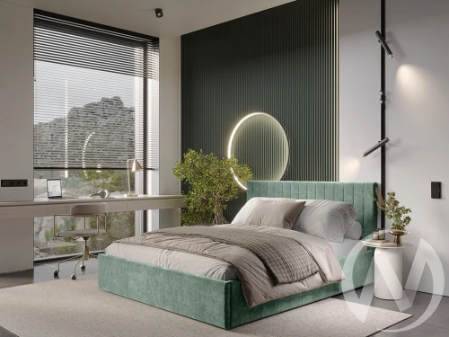 Кровать 1;6 КР-18 Хлоя (эвкалипт)