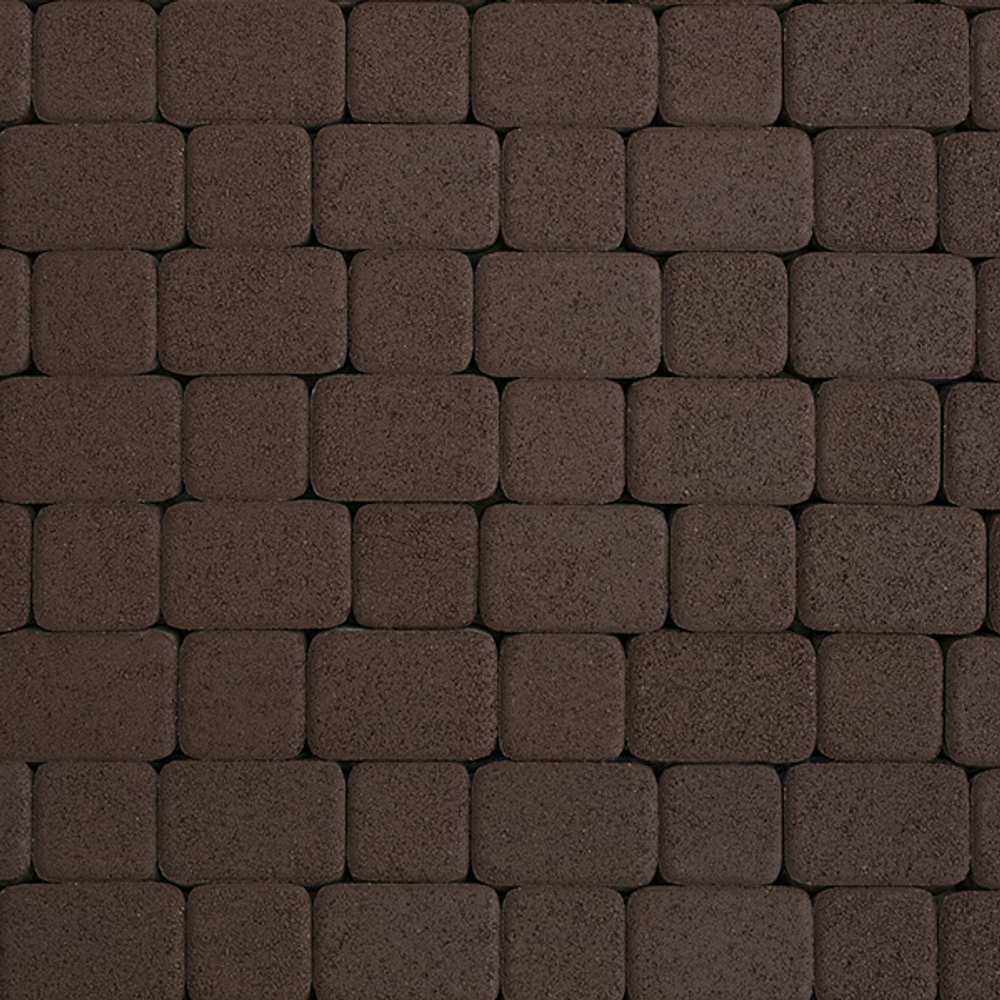 Тротуарная плитка КЛАССИКО - Гранит Коричневый, комплект из 2 видов плит