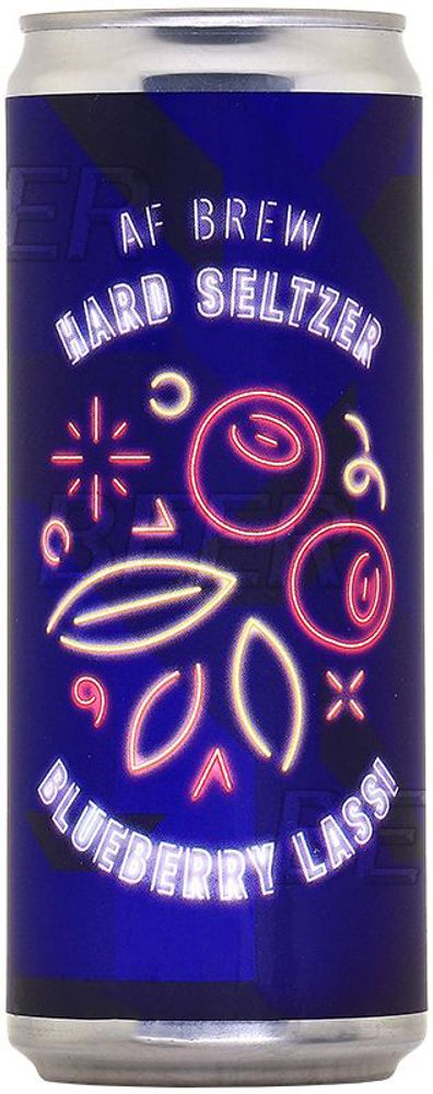 Пиво Аф Брю Симбиотика Хард Зельцер Черника Ласси / AF Brew Symbiotica Hard Seltzer BlueBerry Lassi 0.33 - банка
