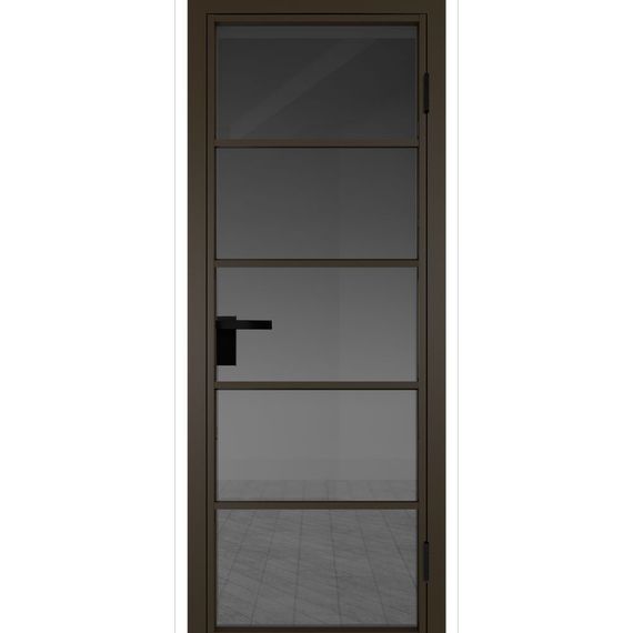 Межкомнатная дверь алюминиевая Profil Doors 14AG деорэ остеклённая
