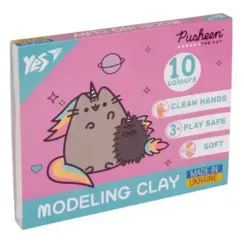 Plastilin\ Пластилин 10rəng 200qr 540663 Pusheen YES