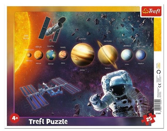 Puzzle - &quot;25 Frame&quot; - Solar system