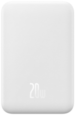 Внешний аккумулятор Baseus Magnetic Mini C+Qi 20W (MagSafe) PPCX150002 20000 мАч белый